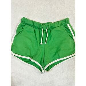 Old Navy Girls Green Dolphin Hem Shorts Size L 10-12